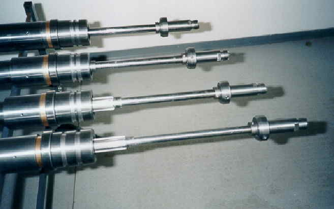 Bohrstangenenden mit Kodierringen